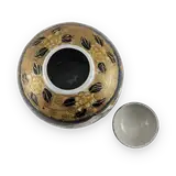 Decorative Ceramic Ginger Jar with Lid — thumbnail 4