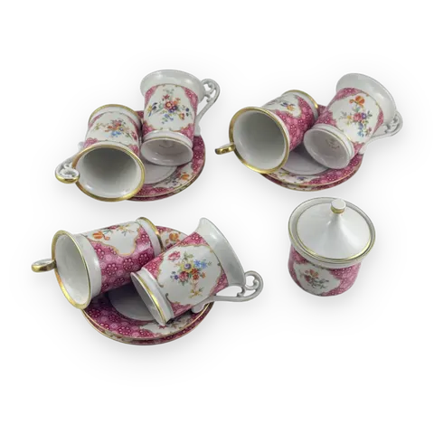 Vieux Paris porcelain coffee set
