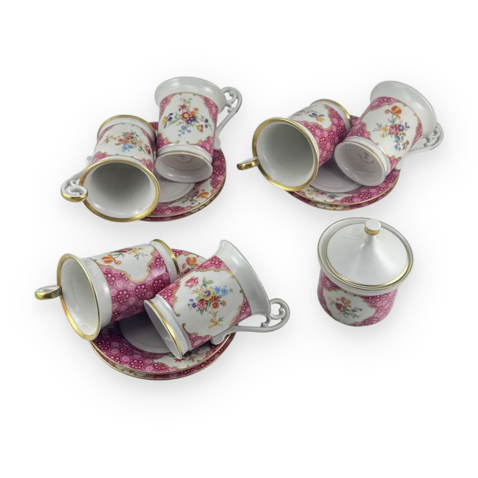 Vieux Paris porcelain coffee set — Image 1