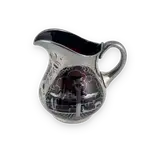 Venetian Ruby Glass Tea Set with Silver Overlay — thumbnail 3