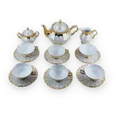 Vintage Gilt Porcelain Tea Set — thumbnail 1