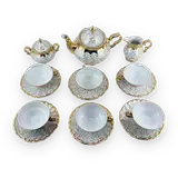 Vintage Gilt Porcelain Tea Set — thumbnail 2