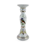 T. Limoges porcelain candlestick with bird motif — thumbnail 1