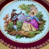 F.M. Limoges Porcelain Decorative Plate — thumbnail 3