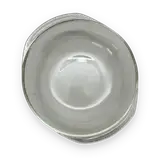 მინის და ლითონის თასი იტალიური დიზაინით — thumbnail 3