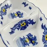 Double serving bowl with flowers — thumbnail 4