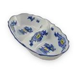 Double serving bowl with flowers — thumbnail 2