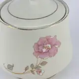 Floral ceramic sugar bowl — thumbnail 4