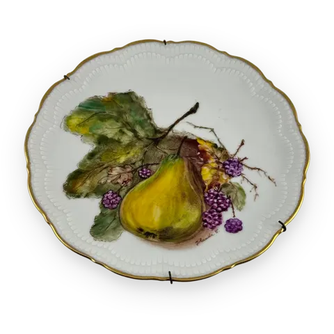 Schirnding Hand-Painted Porcelain Wall Plate