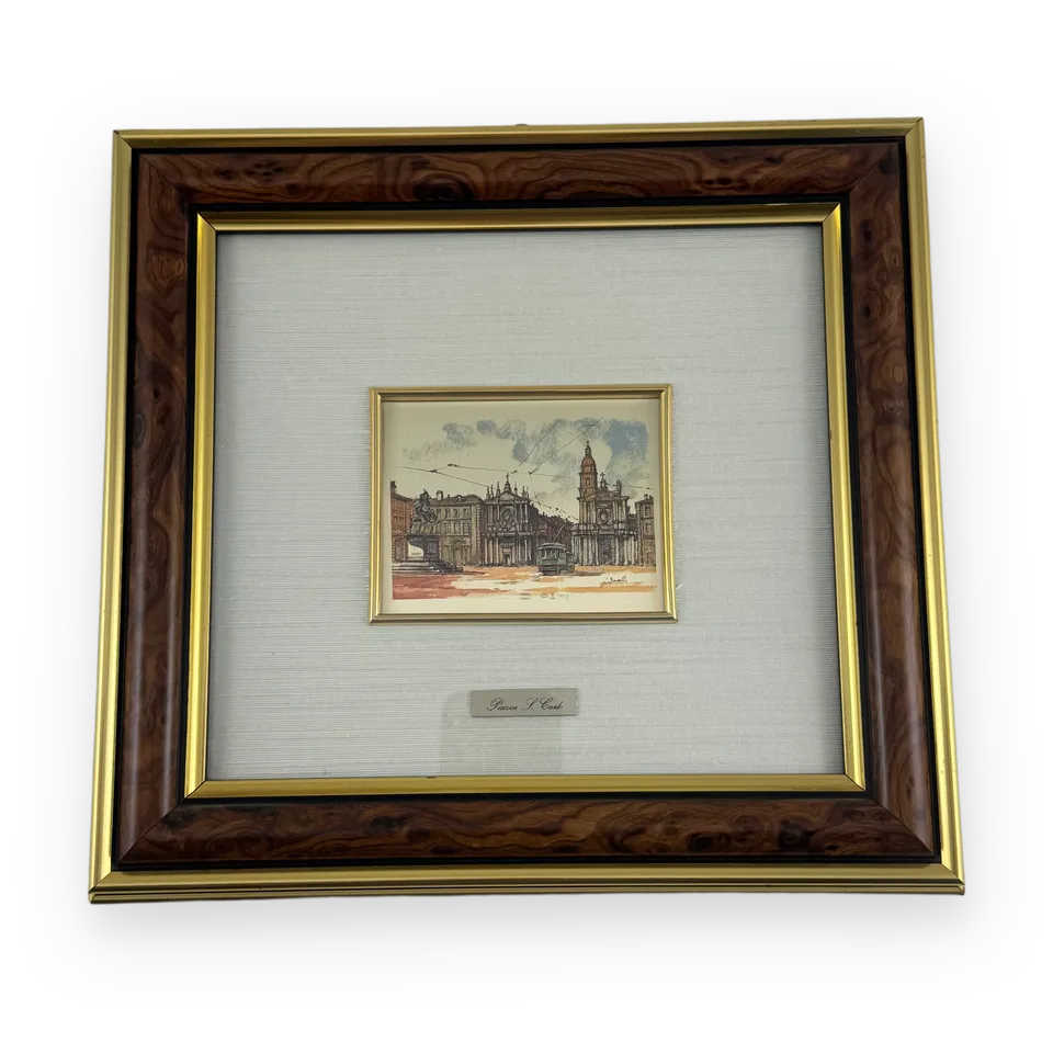Framed Wall Miniature Artwork — Image 1