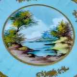 Couleuvre Hand-Painted Porcelain Plates Pair — thumbnail 5