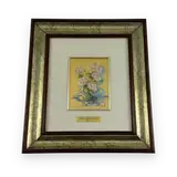 Italian Framed Floral Wall Panel — thumbnail 1