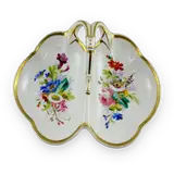 Porcelain Divided Serving Dish with Handle — thumbnail 2
