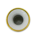 ფაიფურის ვაზა ოქროს ორნამენტებით — thumbnail 3