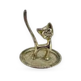 Sheratonn Silver-Plated Cat Ring Holder — thumbnail 1