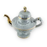 Capodimonte Relief Porcelain Teapot — thumbnail 1