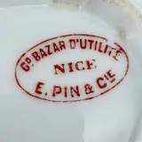 ყვავილებიანი სასოუსე ქვედა თეფშით — thumbnail 6