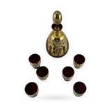 Ruby Glass Liqueur Decanter Set — thumbnail 2