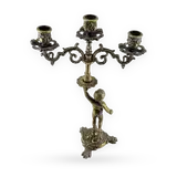 Bronze Three-Arm Candelabrum — thumbnail 2