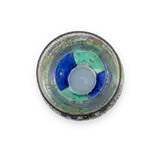Hand-Painted Art Glass Decorative Vase — thumbnail 3