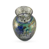 Hand-Painted Art Glass Decorative Vase — thumbnail 2
