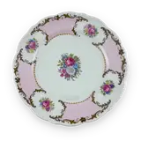Rose-decorated dessert plates — thumbnail 2