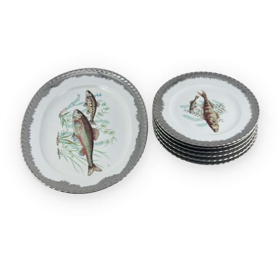 Bavaria Porcelain Fish Serving Set — Image 1