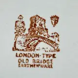Old Bridge Earthenware Coffee Cup Set — thumbnail 7