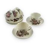 Old Bridge Earthenware Coffee Cup Set — thumbnail 1