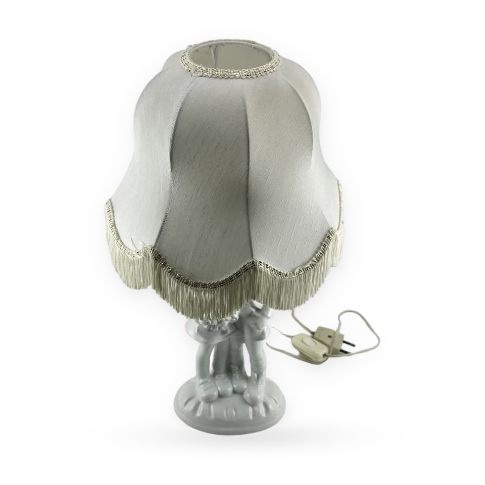 Vintage Figural Ceramic Table Lamp — Image 1