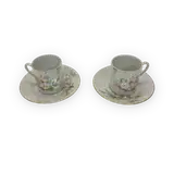 Faience coffee set with floral ornaments — thumbnail 2