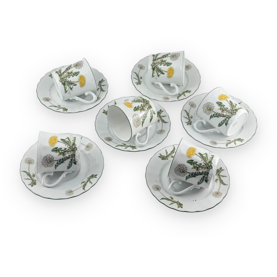 Eschenbach Porcelain Coffee Cups Set — Image 1